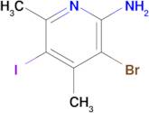 3-BROMO-5-IODO-4,6-DIMETHYLPYRIDIN-2-AMINE