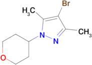 4-BROMO-3,5-DIMETHYL-1-(TETRAHYDRO-2H-PYRAN-4-YL)-1H-PYRAZOLE