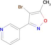 4-BROMO-5-METHYL-3-(PYRIDIN-3-YL)ISOXAZOLE