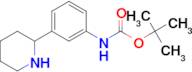 TERT-BUTYL (3-(PIPERIDIN-2-YL)PHENYL)CARBAMATE