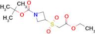 TERT-BUTYL 3-((2-ETHOXY-2-OXOETHYL)SULFONYL)AZETIDINE-1-CARBOXYLATE