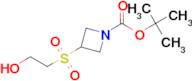 TERT-BUTYL 3-((2-HYDROXYETHYL)SULFONYL)AZETIDINE-1-CARBOXYLATE