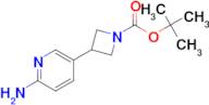 TERT-BUTYL 3-(6-AMINOPYRIDIN-3-YL)AZETIDINE-1-CARBOXYLATE