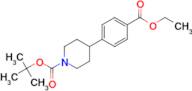 TERT-BUTYL 4-(4-(ETHOXYCARBONYL)PHENYL)PIPERIDINE-1-CARBOXYLATE