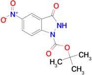 TERT-BUTYL 5-NITRO-3-OXO-2,3-DIHYDRO-1H-INDAZOLE-1-CARBOXYLATE