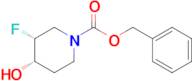 (3R,4S)-3-FLUORO-4-HYDROXY-1-PIPERIDINECARBOXYLIC ACID PHENYLMETHYL ESTER