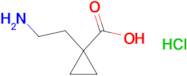 1-(2-AMINOETHYL)CYCLOPROPANE-1-CARBOXYLIC ACID HCL