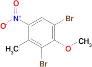 1,3-Dibromo-2-methoxy-4-methyl-5-nitrobenzene