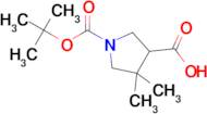 1-[(TERT-BUTOXY)CARBONYL]-4,4-DIMETHYLPYRROLIDINE-3-CARBOXYLIC ACID