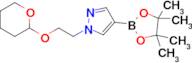 (1-(2-((TETRAHYDRO-2H-PYRAN-2-YL)OXY)ETHYL)-1H-PYRAZOL-4-YL)BORONIC ACID PINACOL ESTER