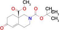 2-TERT-BUTYL 8A-METHYL (8AR)-6-OXO-1,2,3,4,6,7,8,8A-OCTAHYDROISOQUINOLINE-2,8A-DICARBOXYLATE