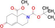 2-TERT-BUTYL 8A-METHYL (8AS)-6-OXO-1,2,3,4,6,7,8,8A-OCTAHYDROISOQUINOLINE-2,8A-DICARBOXYLATE