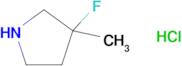 3-FLUORO-3-METHYLPYRROLIDINE HCL