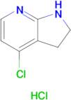 4-CHLORO-1H,2H,3H-PYRROLO[2,3-B]PYRIDINE HCL