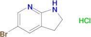 5-BROMO-1H,2H,3H-PYRROLO[2,3-B]PYRIDINE HCL