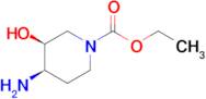 CIS-4-AMINO-3-HYDOXY-1-PIPERIDINECARBOXYLIC ACID ETHYL ESTER