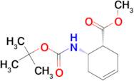 METHYL (1R,6S)-6-{[(TERT-BUTOXY)CARBONYL]AMINOCYCLOHEX-3-ENE-1-CARBOXYLATE