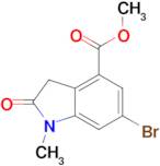 METHYL 6-BROMO-1-METHYL-2-OXO-2,3-DIHYDRO-1H-INDOLE-4-CARBOXYLATE