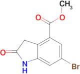 METHYL 6-BROMO-2-OXO-2,3-DIHYDRO-1H-INDOLE-4-CARBOXYLATE