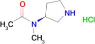 N-METHYL-N-[(3S)-PYRROLIDIN-3-YL]ACETAMIDE HCL