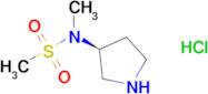 N-METHYL-N-[(3S)-PYRROLIDIN-3-YL]METHANESULFONAMIDE HCL