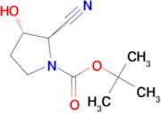 TERT-BUTYL (2R,3S)-2-CYANO-3-HYDROXYPYRROLIDINE-1-CARBOXYLATE