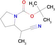 TERT-BUTYL 2-(1-CYANOETHYL)PYRROLIDINE-1-CARBOXYLATE