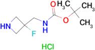 TERT-BUTYL N-[(3-FLUOROAZETIDIN-3-YL)METHYL]CARBAMATE HCL