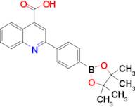 2-(4-DIHYDROXYBORANE)PHENYL-4-CARBOXYQUINOLINE PINACOL ESTER