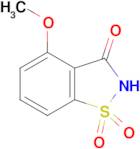 1,2-BENZISOTHIAZOL-3(2H)-ONE,4-METHOXY-,1,1-DIOXIDE