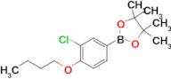 4-BUTOXY-3-CHLOROPHENYLBORONIC ACID PINACOL ESTER