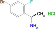 (1R)-1-(4-BROMO-2-FLUOROPHENYL)ETHAN-1-AMINE HYDROCHLORIDE