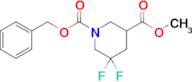 1-BENZYL 3-METHYL 5,5-DIFLUOROPIPERIDINE-1,3-DICARBOXYLATE