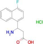 3-AMINO-3-(4-FLUORONAPHTHYL)PROPANOIC ACID-HCL