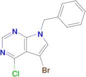 7-BENZYL-5-BROMO-4-CHLORO-7H-PYRROLO[2,3-D]PYRIMIDINE