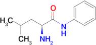 (S)-2-AMINO-4-METHYL-N-PHENYLPENTANAMIDE