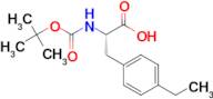 (S)-2-(TERT-BUTOXYCARBONYLAMINO)-3-(4-ETHYLPHENYL)PROPANOIC ACID