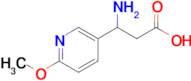 3-AMINO-3-(6-METHOXY-PYRIDIN-3-YL)-PROPIONIC ACID