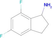 5,7-DIFLUORO-2,3-DIHYDRO-1H-INDEN-1-AMINE