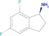 (1S)-5,7-DIFLUORO-2,3-DIHYDRO-1H-INDEN-1-AMINE