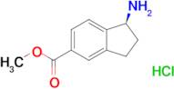 (S)-METHYL 1-AMINO-2,3-DIHYDRO-1H-INDENE-5-CARBOXYLATE HYDROCHLORIDE