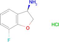 (3R)-7-FLUORO-2,3-DIHYDRO-1-BENZOFURAN-3-AMINE HYDROCHLORIDE