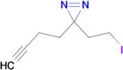 3-(BUT-3-YN-1-YL)-3-(2-IODOETHYL)-3H-DIAZIRINE