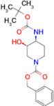 BENZYL TRANS-4-((TERT-BUTOXYCARBONYL)AMINO)-3-HYDROXYPIPERIDINE-1-CARBOXYLATE