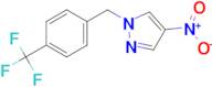 4-NITRO-1-{[4-(TRIFLUOROMETHYL)PHENYL]METHYL-1H-PYRAZOLE