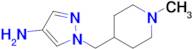 1-((1-METHYLPIPERIDIN-4-YL)METHYL)-1H-PYRAZOL-4-AMINE