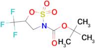 TERT-BUTYL 5-(TRIFLUOROMETHYL)-1,2,3-OXATHIAZOLIDINE-3-CARBOXYLATE 2,2-DIOXIDE