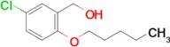 3-Chloro-6-n-pentoxybenzyl alcohol