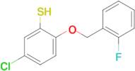 3-Chloro-6-(2'-fluorobenzyloxy)thiophenol