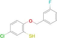 3-Chloro-6-(3'-fluorobenzyloxy)thiophenol